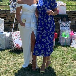 White Lulus maxi dress